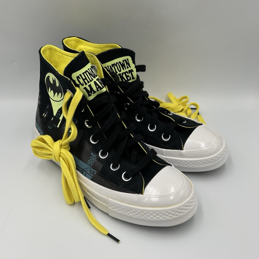 Converse Batman CTAS Chinatown Market Chuck 70 Hi‎ 167511C Black/Blazing Yellow
